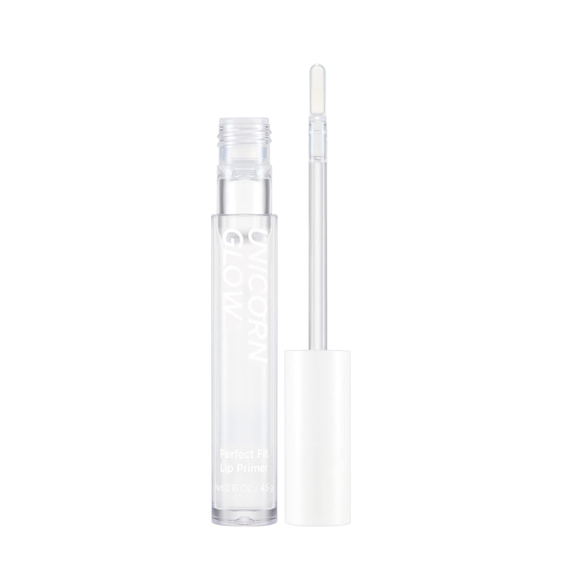 Unicorn Glow Lip Primer wand applicator showing gel texture