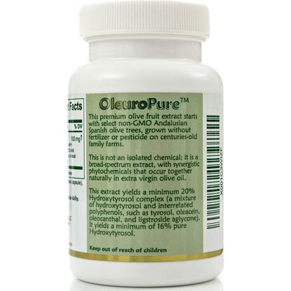 Island Nutrition antioxidant supplement bottle highlighting the 16 percent pure hydroxytyrosol standardization