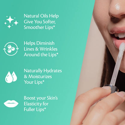 M3 Naturals Collagen Lip Plumper applicator showing texture