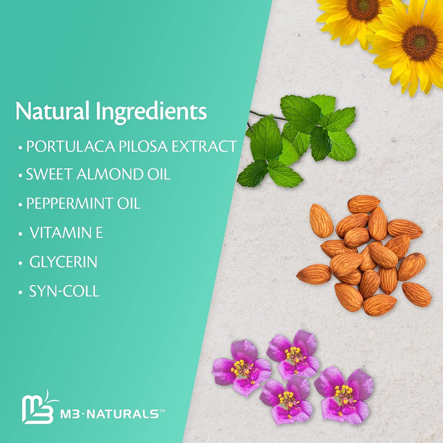 M3 Naturals lip enhancer bottle side profile