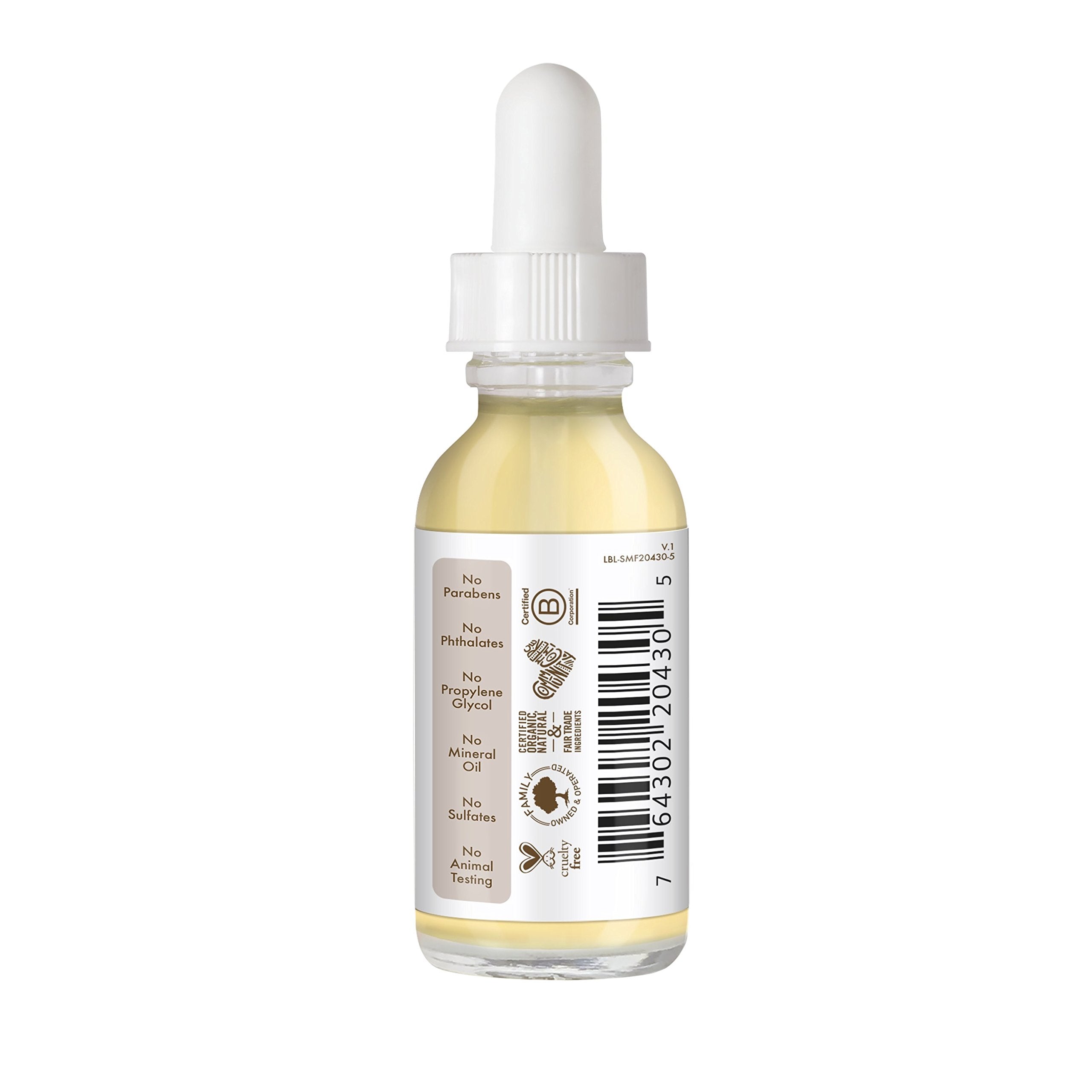 Premium imported Shea Moisture overnight face oil 1 fluid ounce bottle