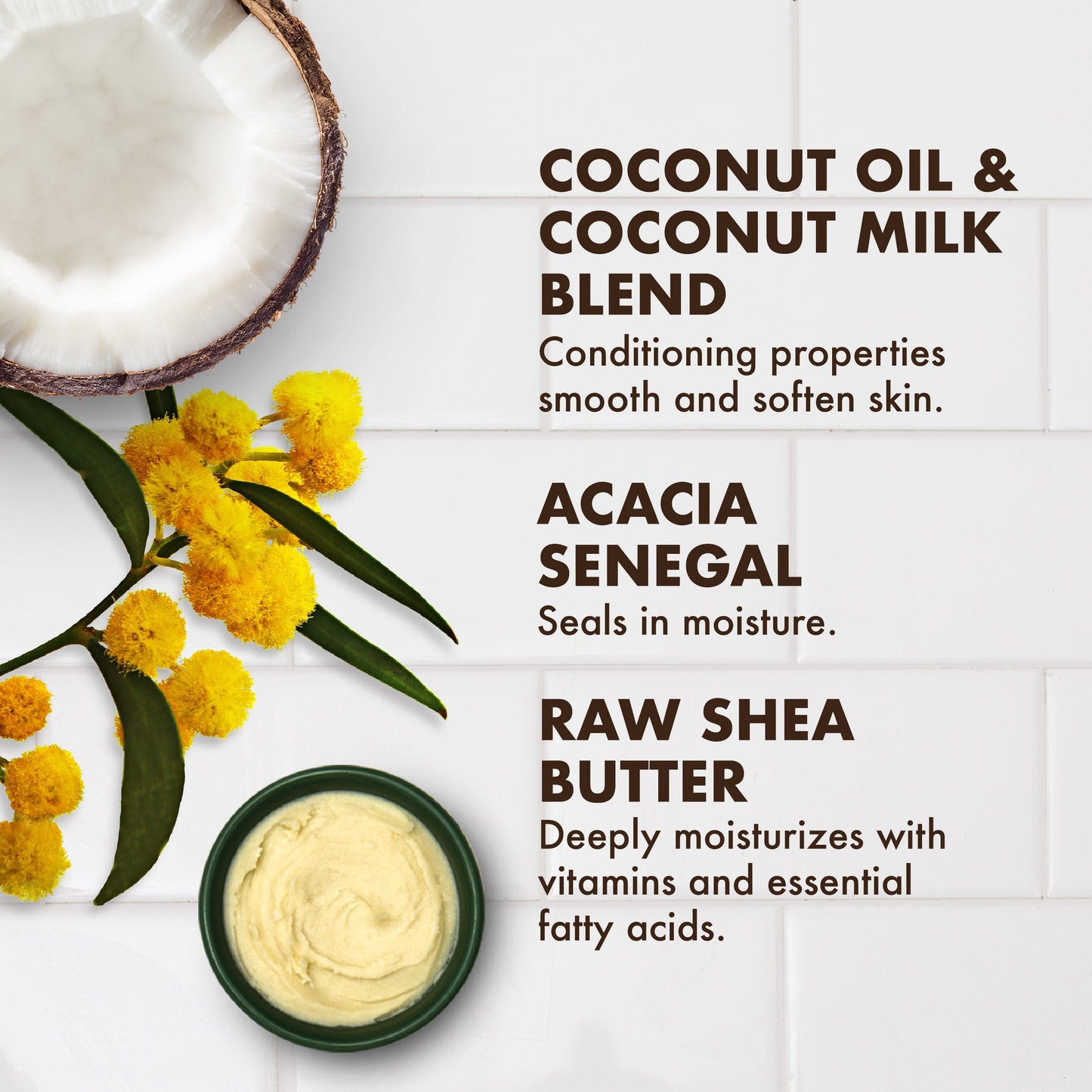 SheaMoisture hydrating facial oil formula with shea butter and coconut milk