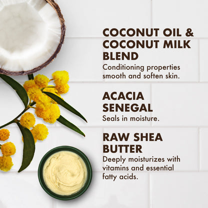 SheaMoisture hydrating facial oil formula with shea butter and coconut milk