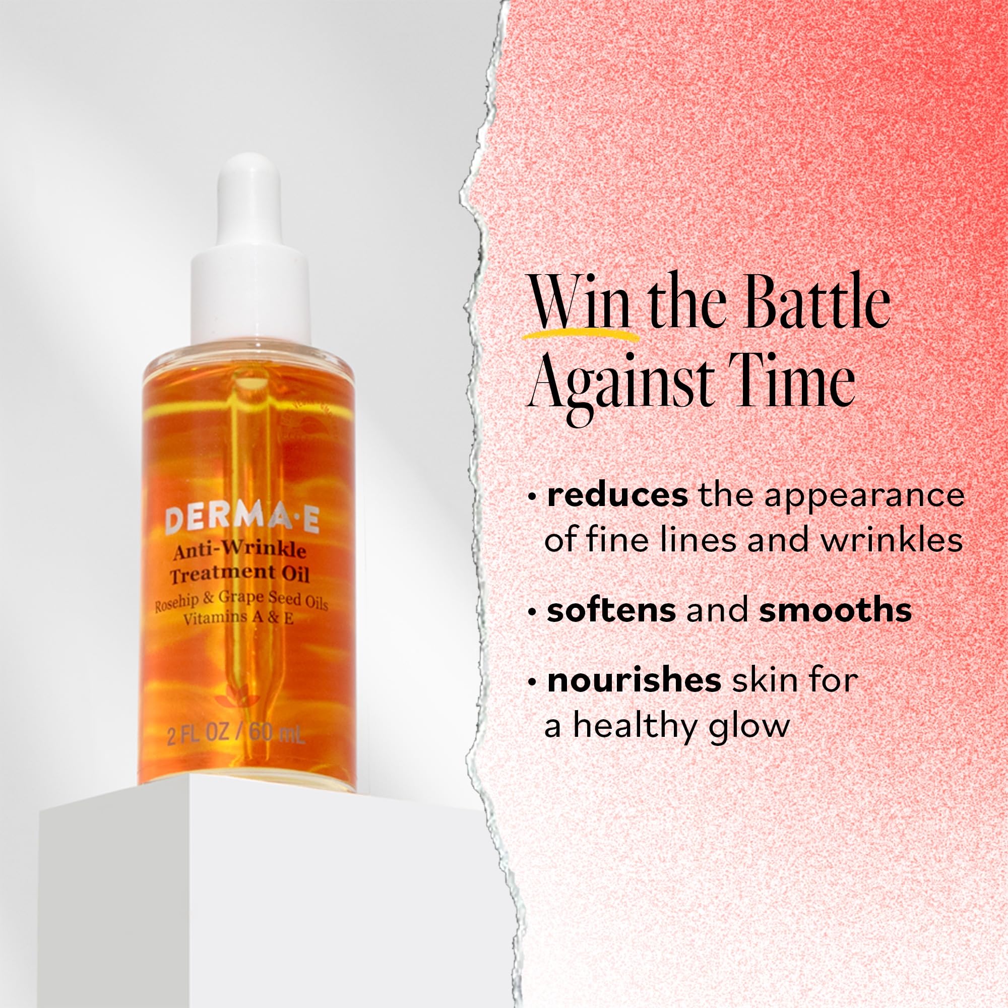 Derma E Vitamin A and E Face Oil packaging showing product details