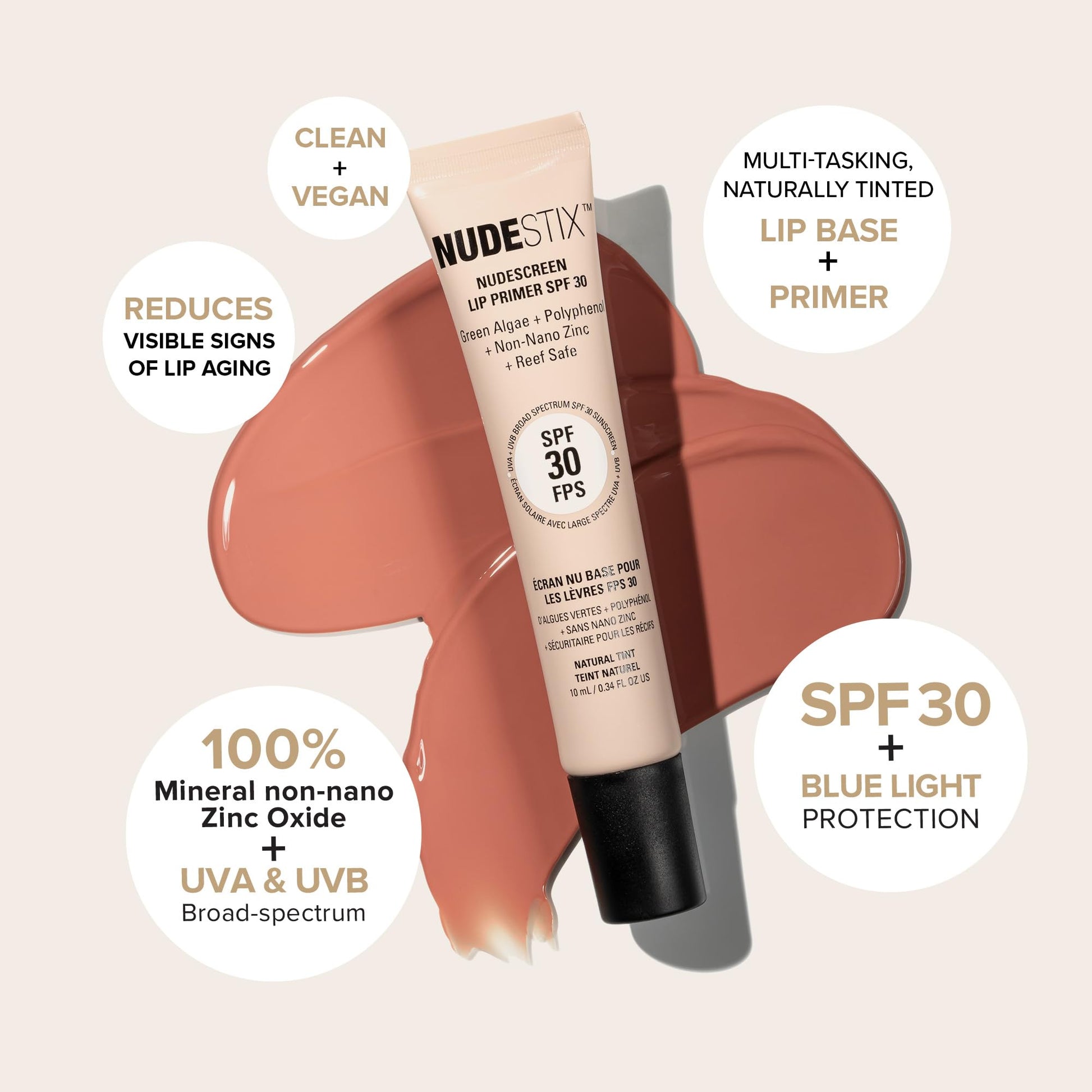 Nudestix Nudescreen Lip Primer for UV protection
