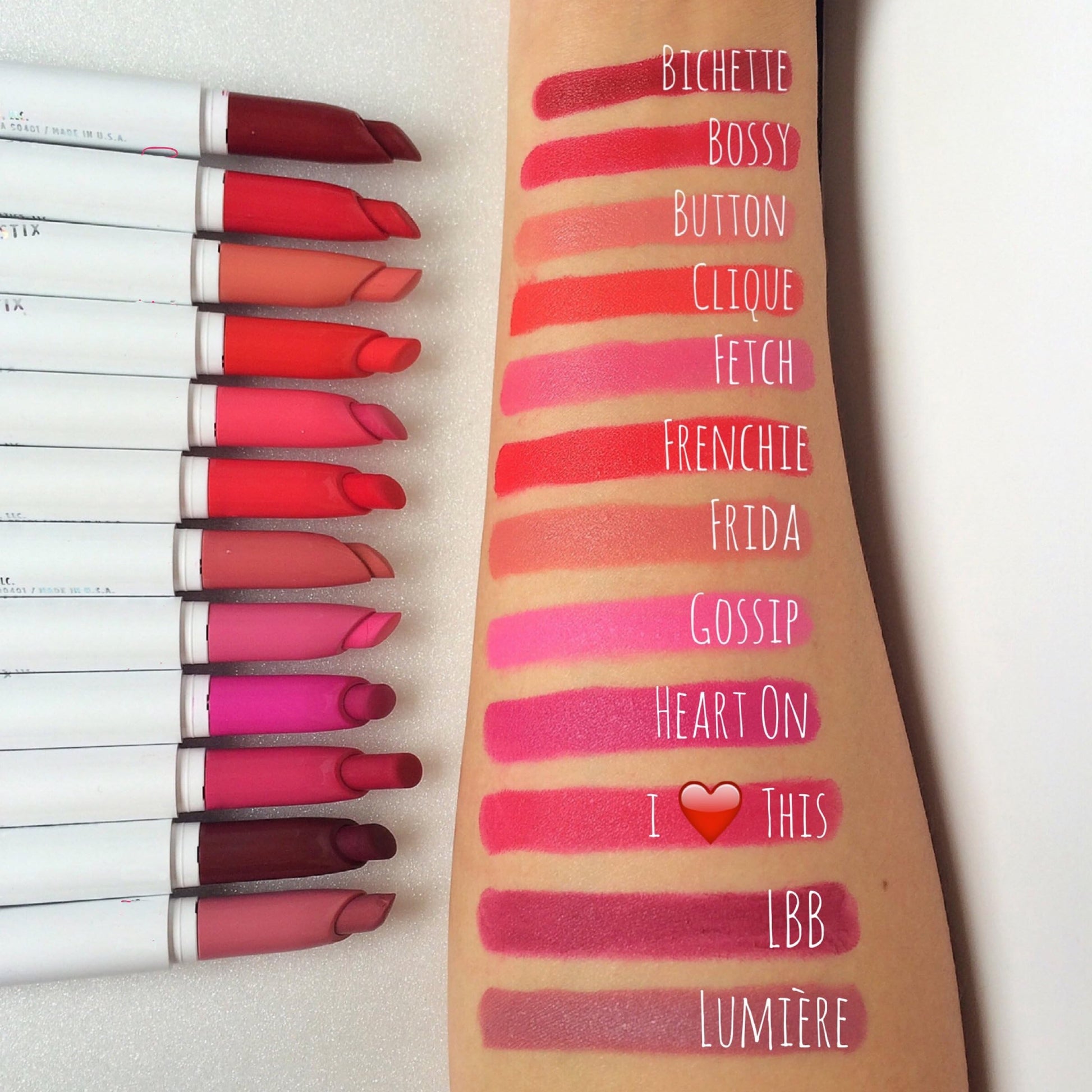 Authentic USA imported ColourPop Lippie Stix clear primer packaging close up