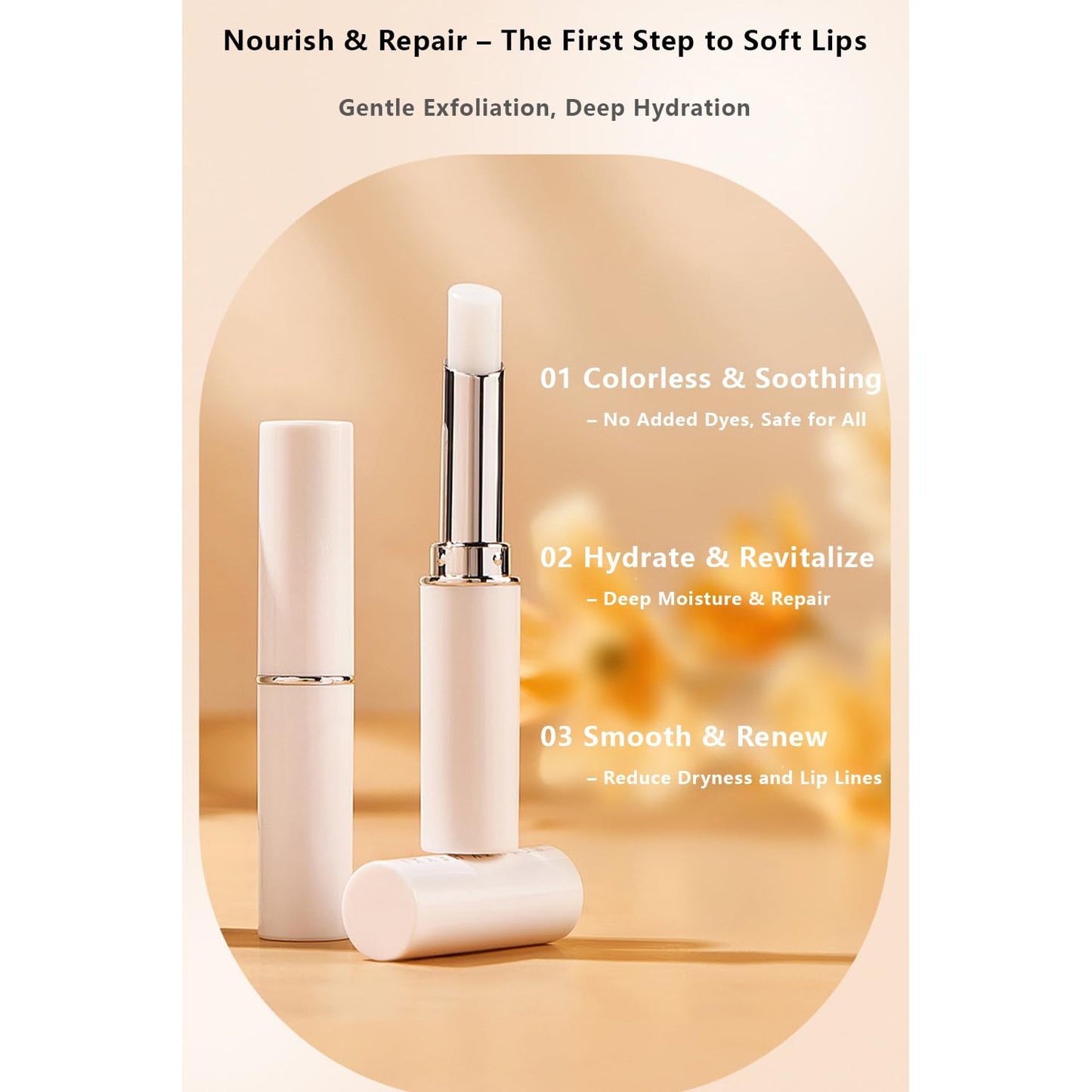 Close up of Grospe lip primer tube packaging