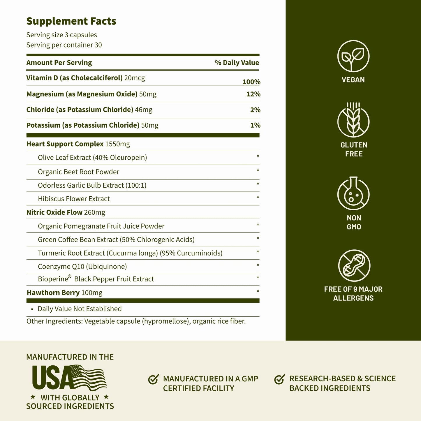 Snap Supplements nitric oxide flow and circulation support container display