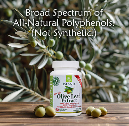 Island Nutrition premium dietary supplement capsules spread next to the original bottle