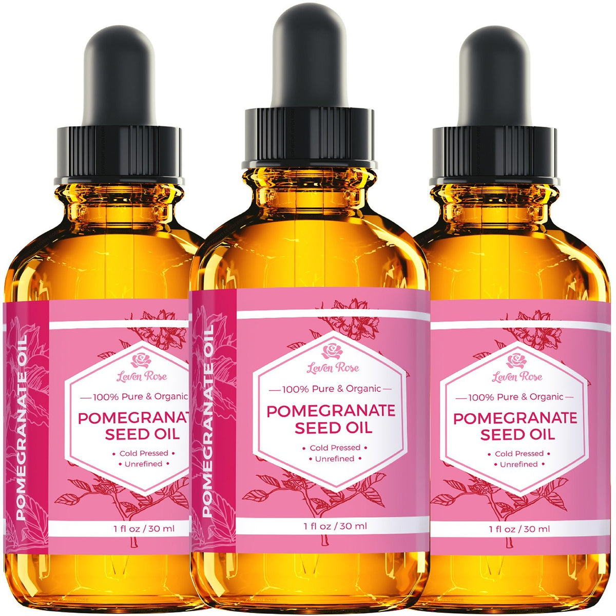 Leven Rose antioxidant moisturizer bottle on clean background