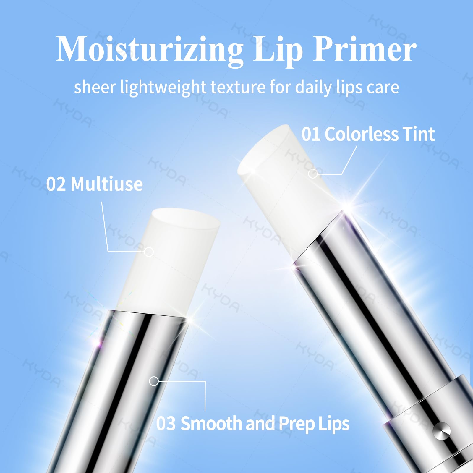 Kyda moisturizing lip primer tube packaging