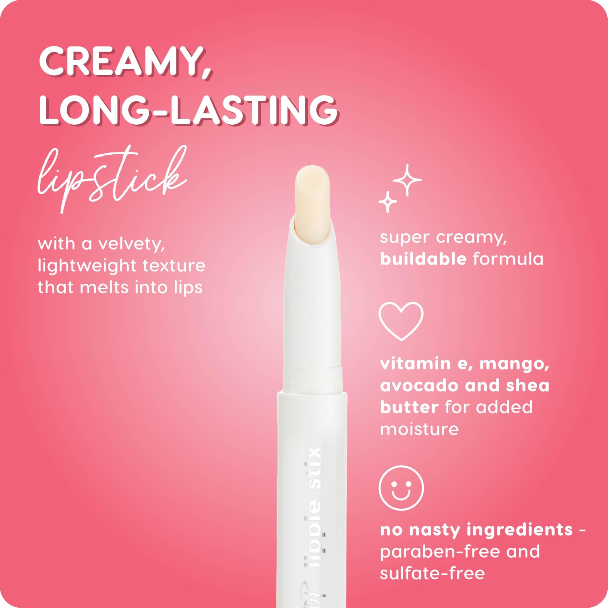 Side profile of ColourPop Lippie Primer 0.4 ounce tube