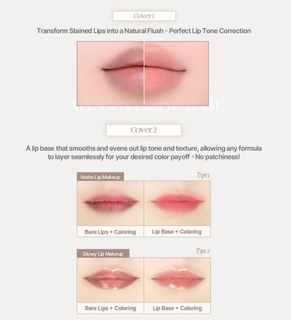 Heart Percent lip base packaging and brand logo
