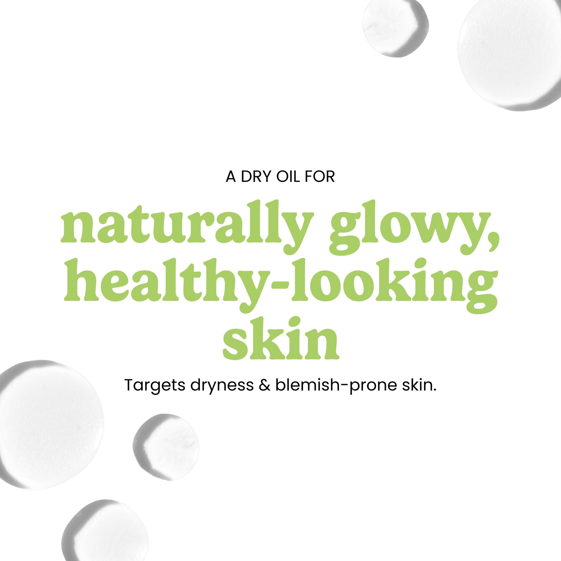 Lightweight non greasy face oil for acne prone skin barrier protection