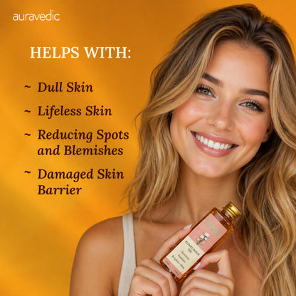 Authentic Indian Ayurvedic face oil 100ml size packaging details
