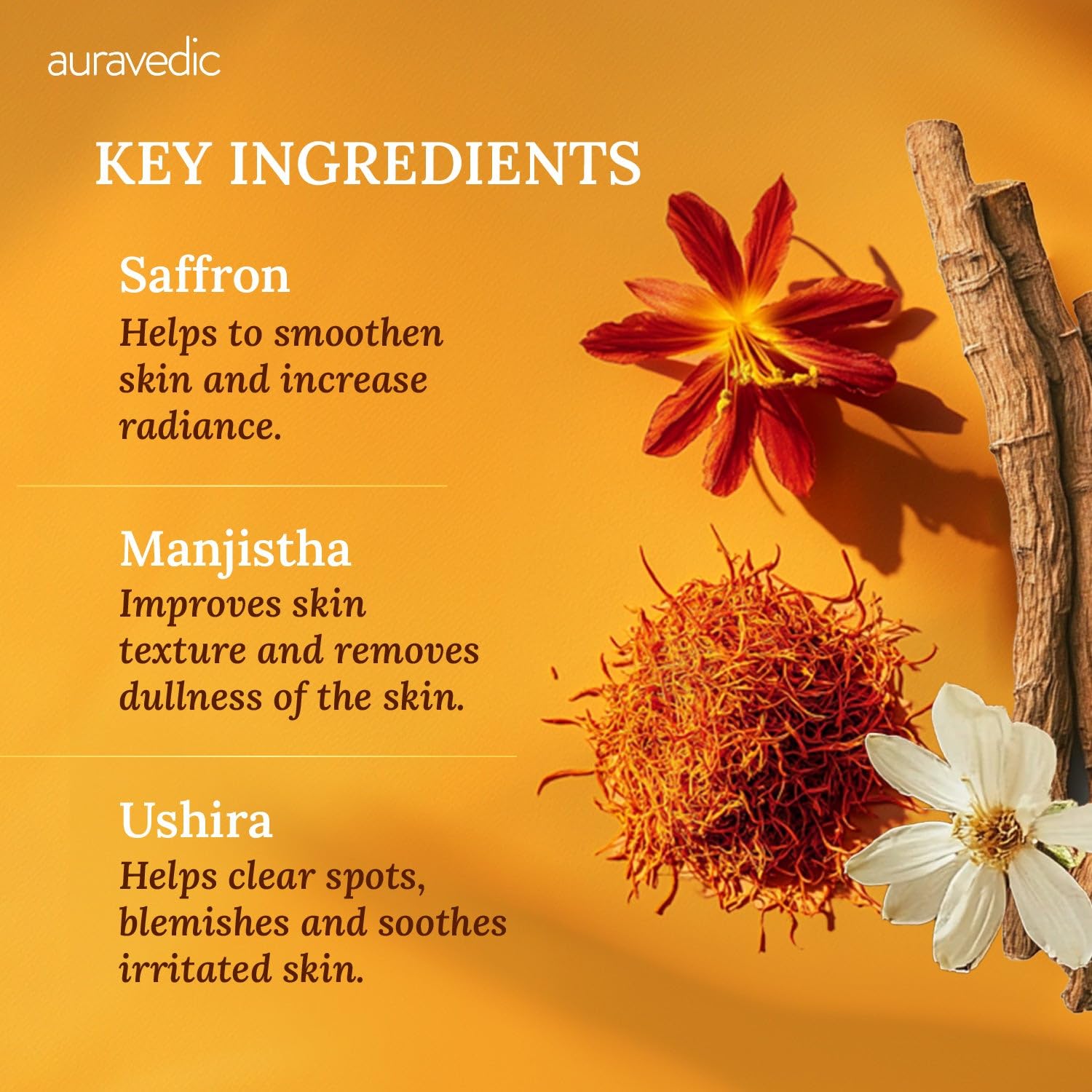 Saffron infused facial treatment oil for smooth skin texture