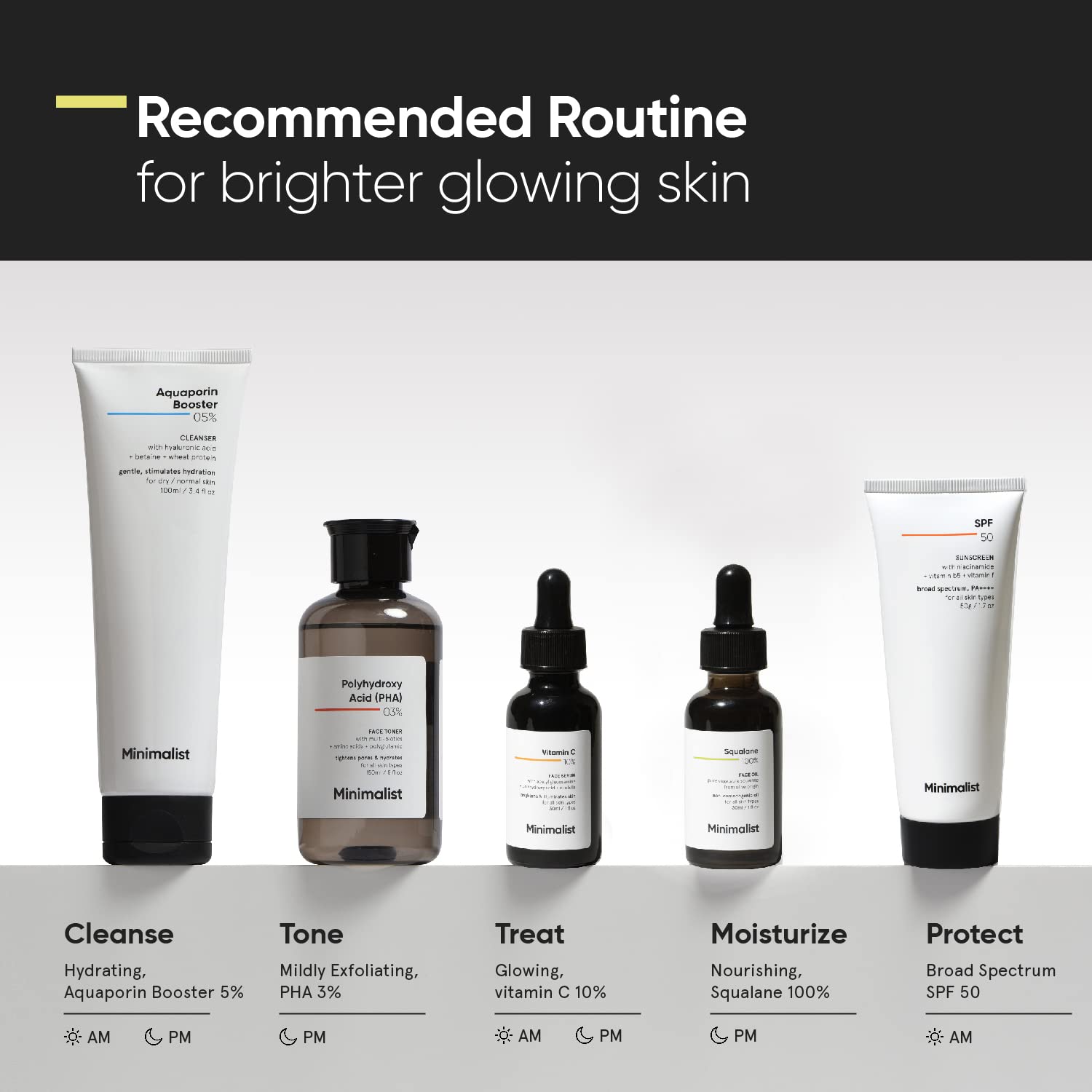 Pure Minimalist non comedogenic face oil for reducing fine lines