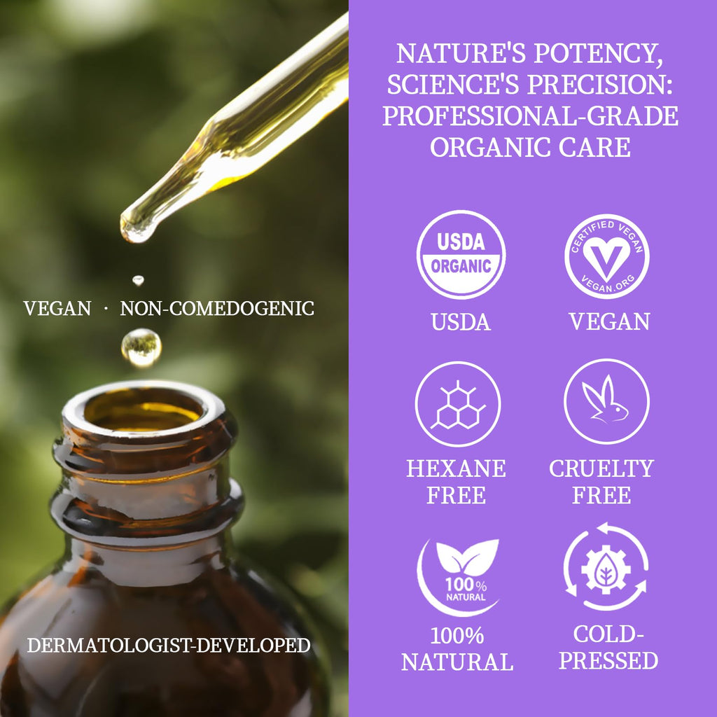 Mmpang facial oil product box and bottle