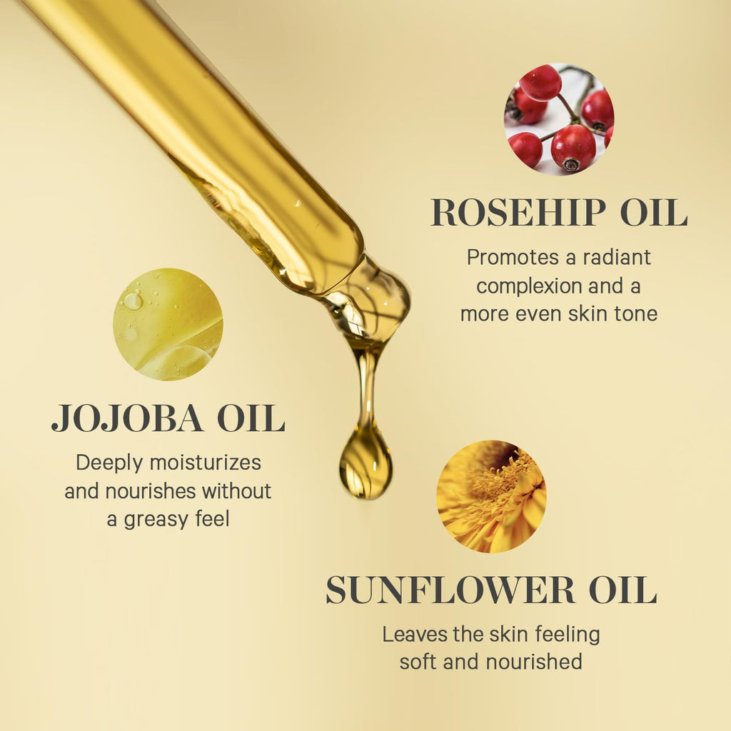 KORA Organics Noni Glow Face Oil lifestyle application view on hand