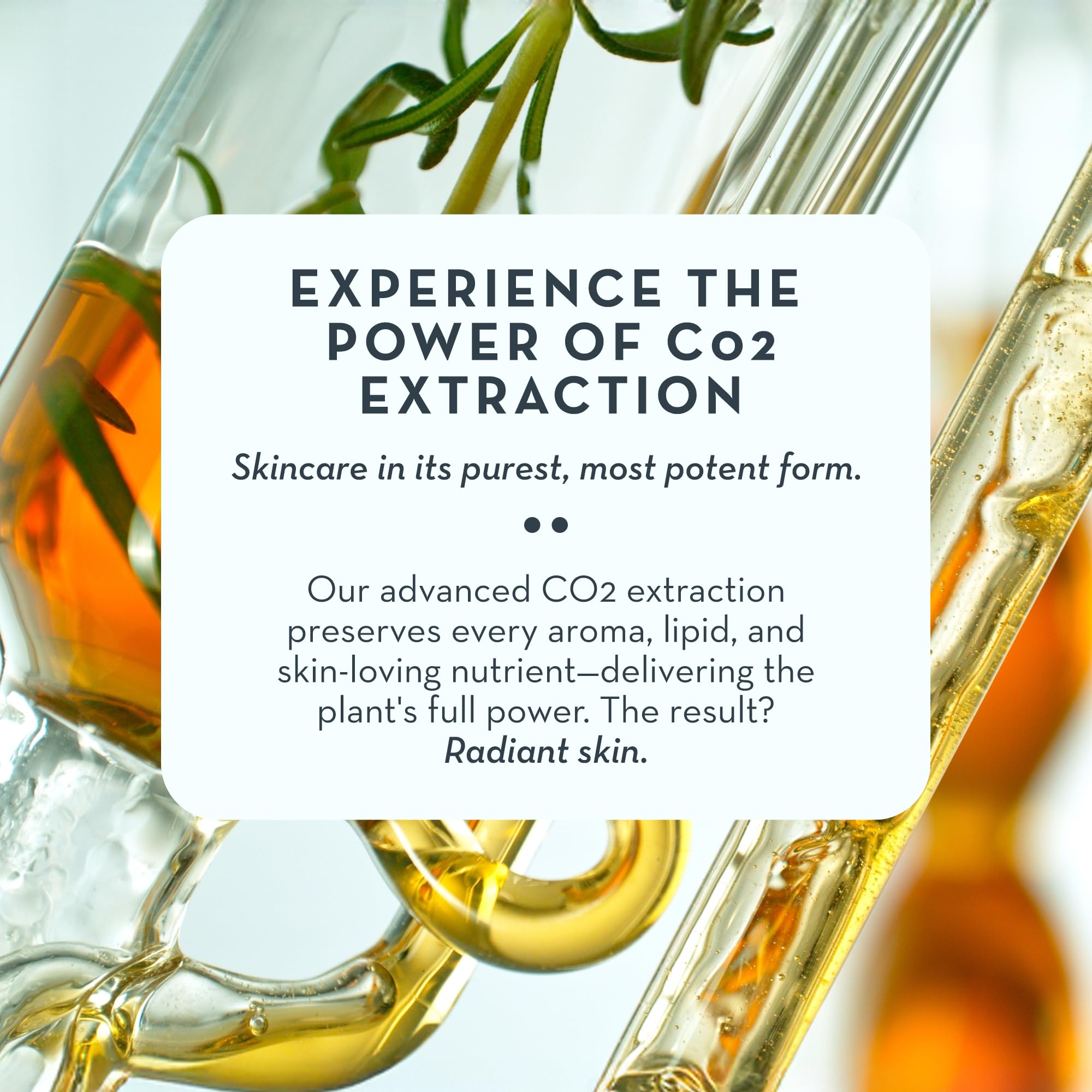 The Organic Skin Co sensitive skin facial moisturizer dropping oil on hands