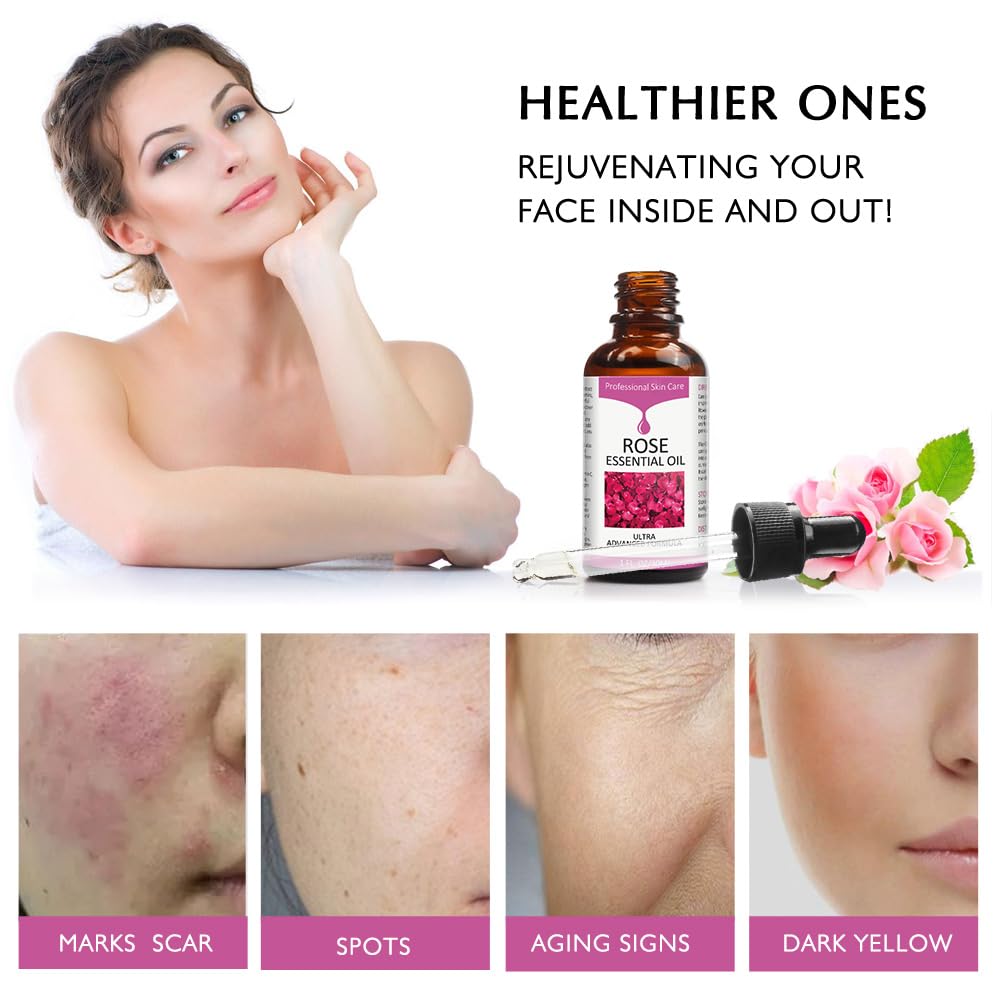 BabyFaceDiary Rose Oil dropper application demonstrating lightweight texture for facial hydration