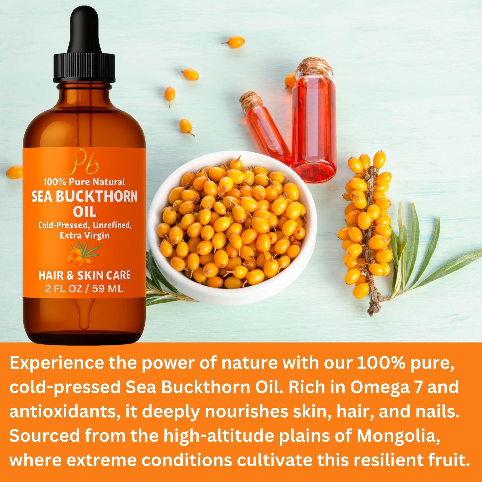 Pomberries imported personal care oil used as a nourishing scalp and hair roots treatment