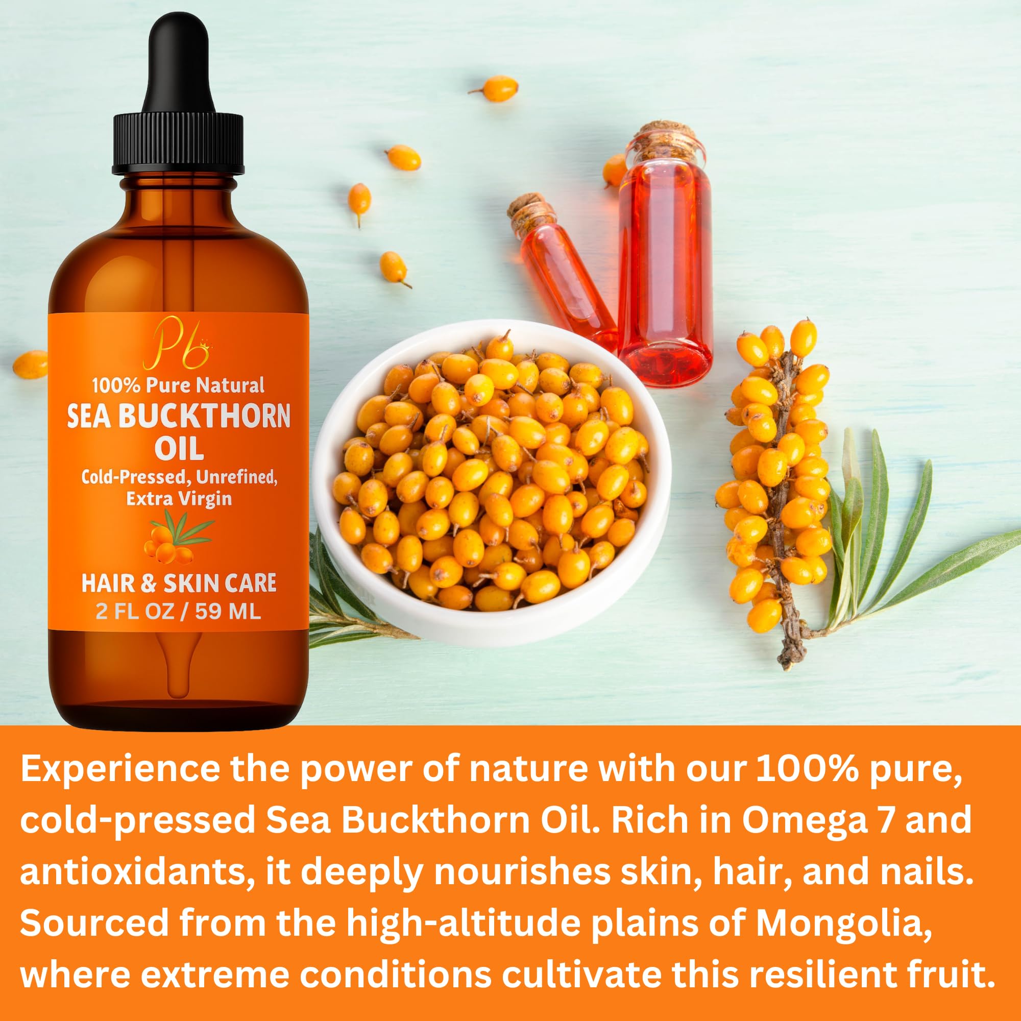 Pomberries imported personal care oil used as a nourishing scalp and hair roots treatment