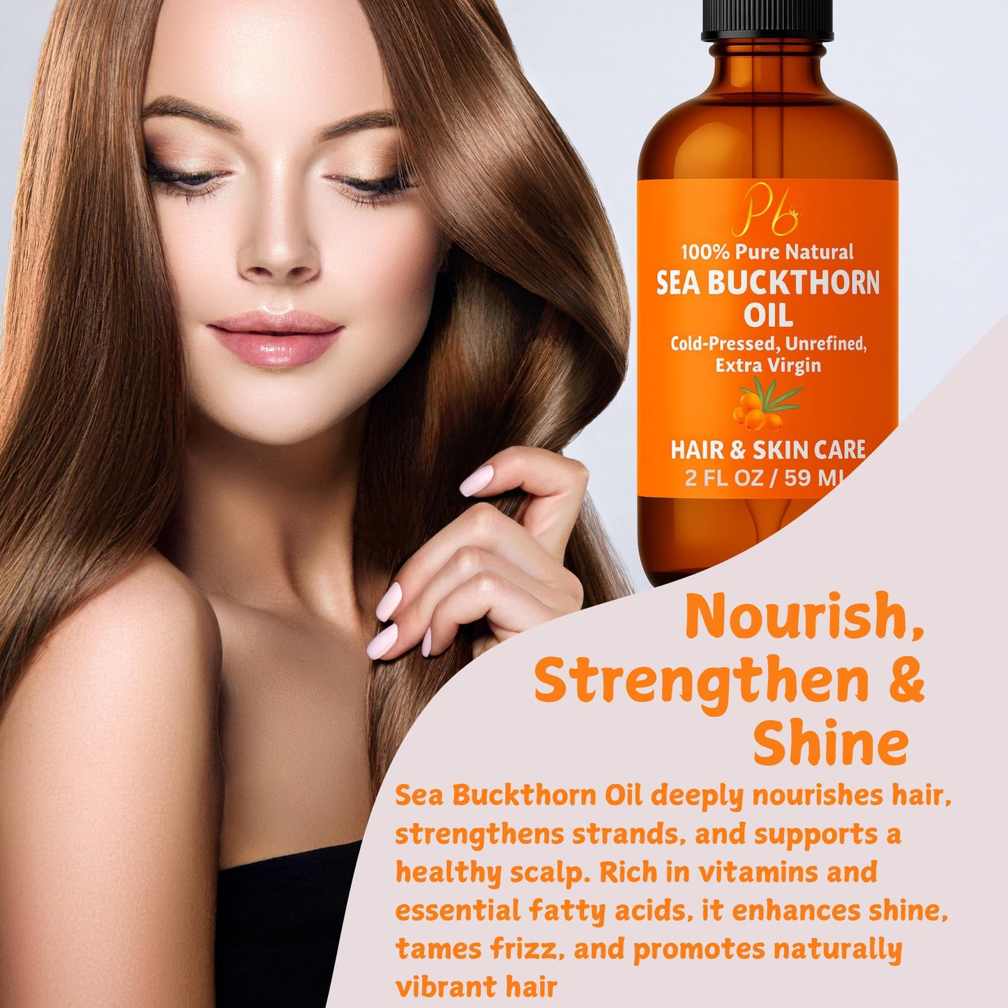 Pomberries natural skincare oil ingredient detail showing pure unrefined seed and fruit extracts