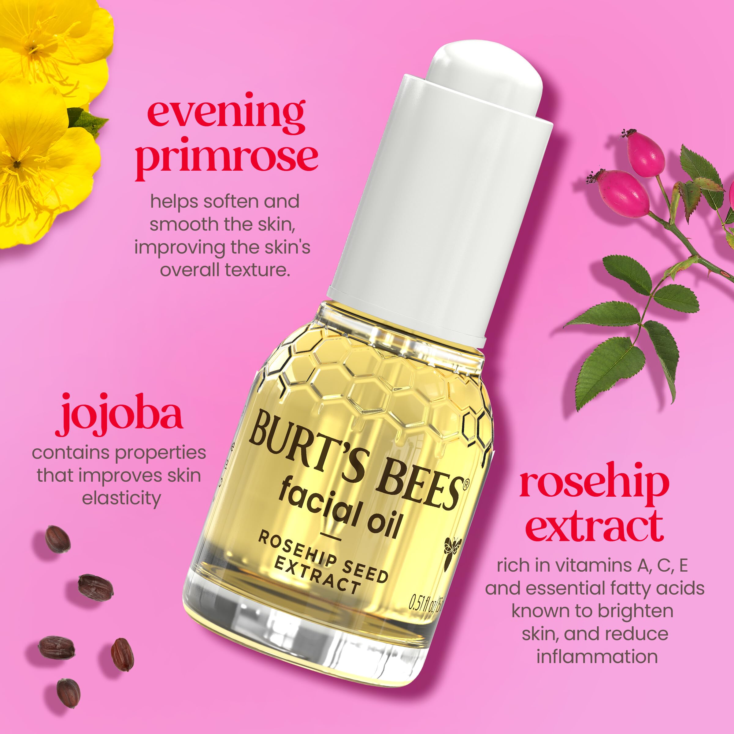 Burt's Bees Gua Sha oil application on face and neck area