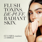 Gemelle skincare oil bottle showing label details
