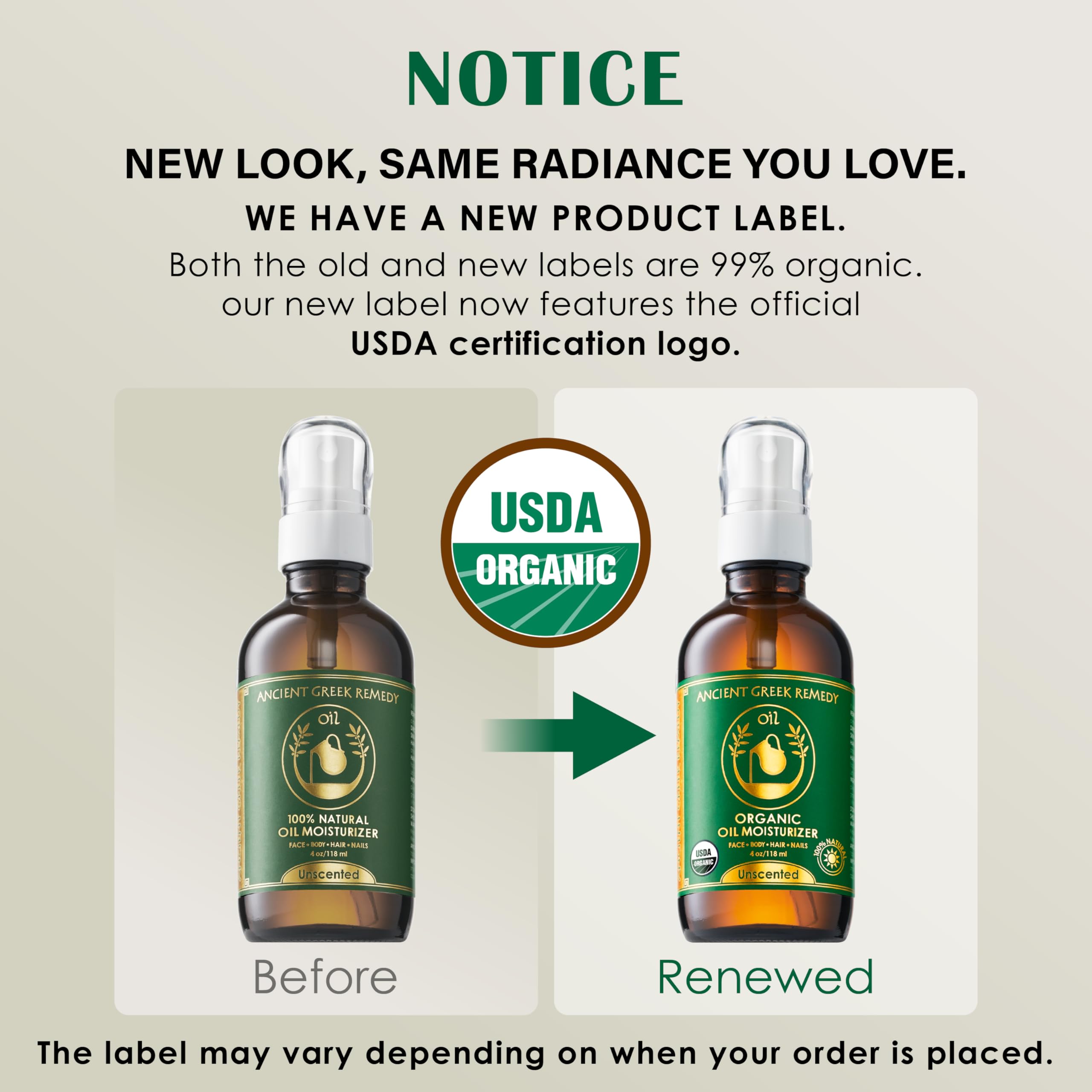 Ancient Greek Remedy organic facial serum for dry skin care routing packaging details.