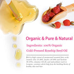 Mmpang rosehip facial oil bottle next to product packaging box