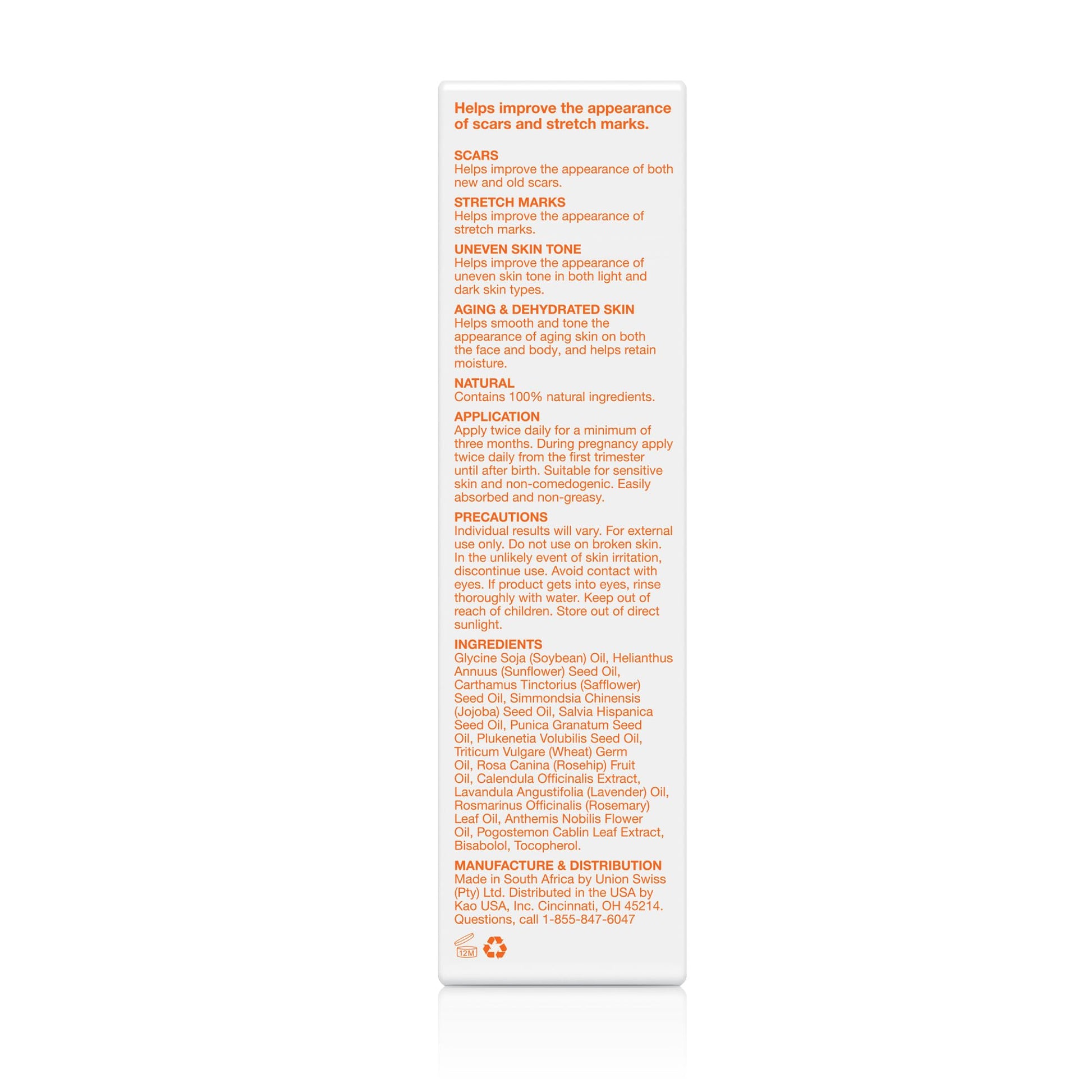 Bio-Oil natural vegan body oil for pregnancy stretch mark prevention