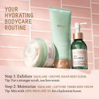 Biossance skincare bottle with box packaging