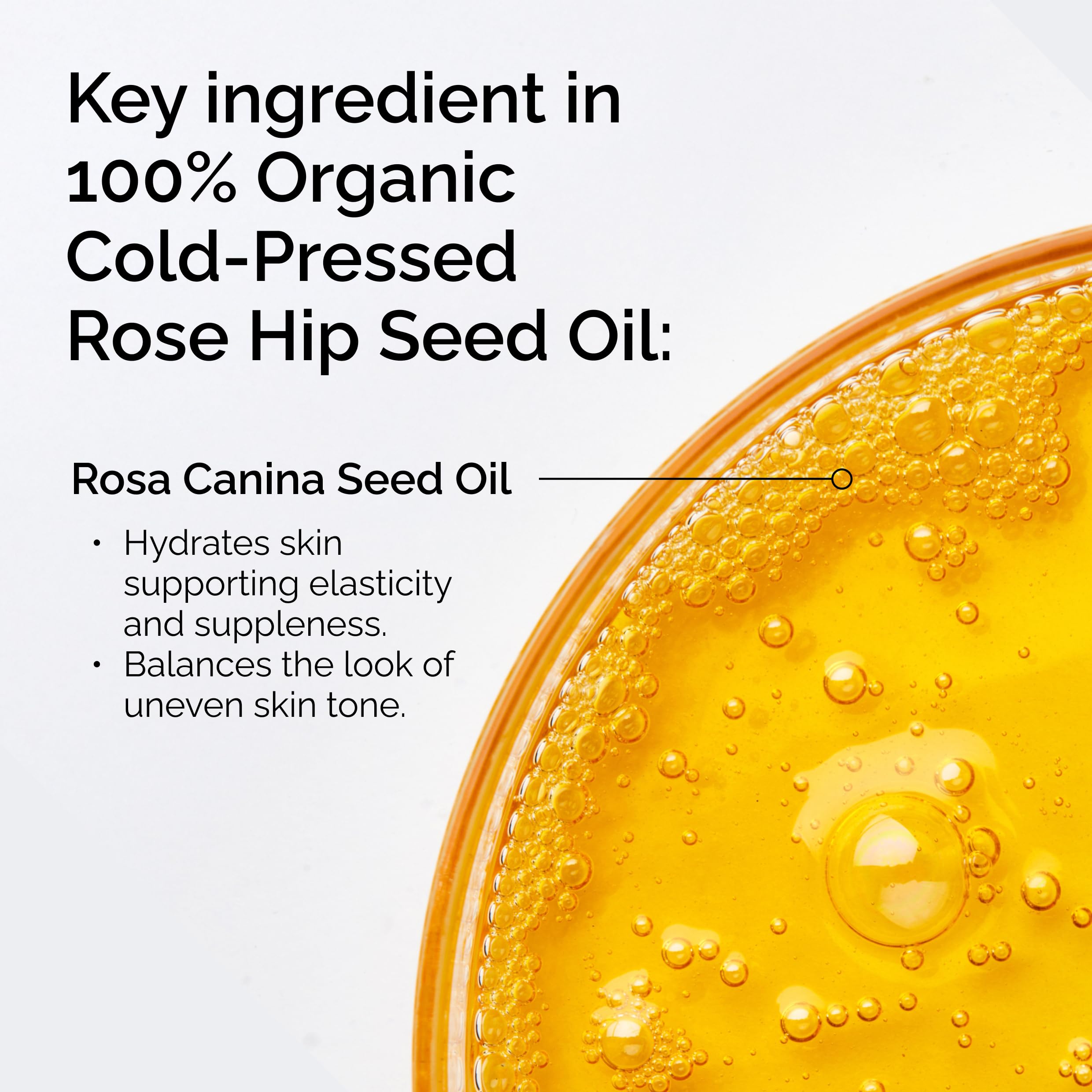 The Ordinary rosehip oil dropper bottle for anti-aging skincare