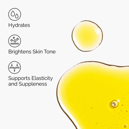 Organic unrefined cold-pressed rosehip seed oil for glowing skin