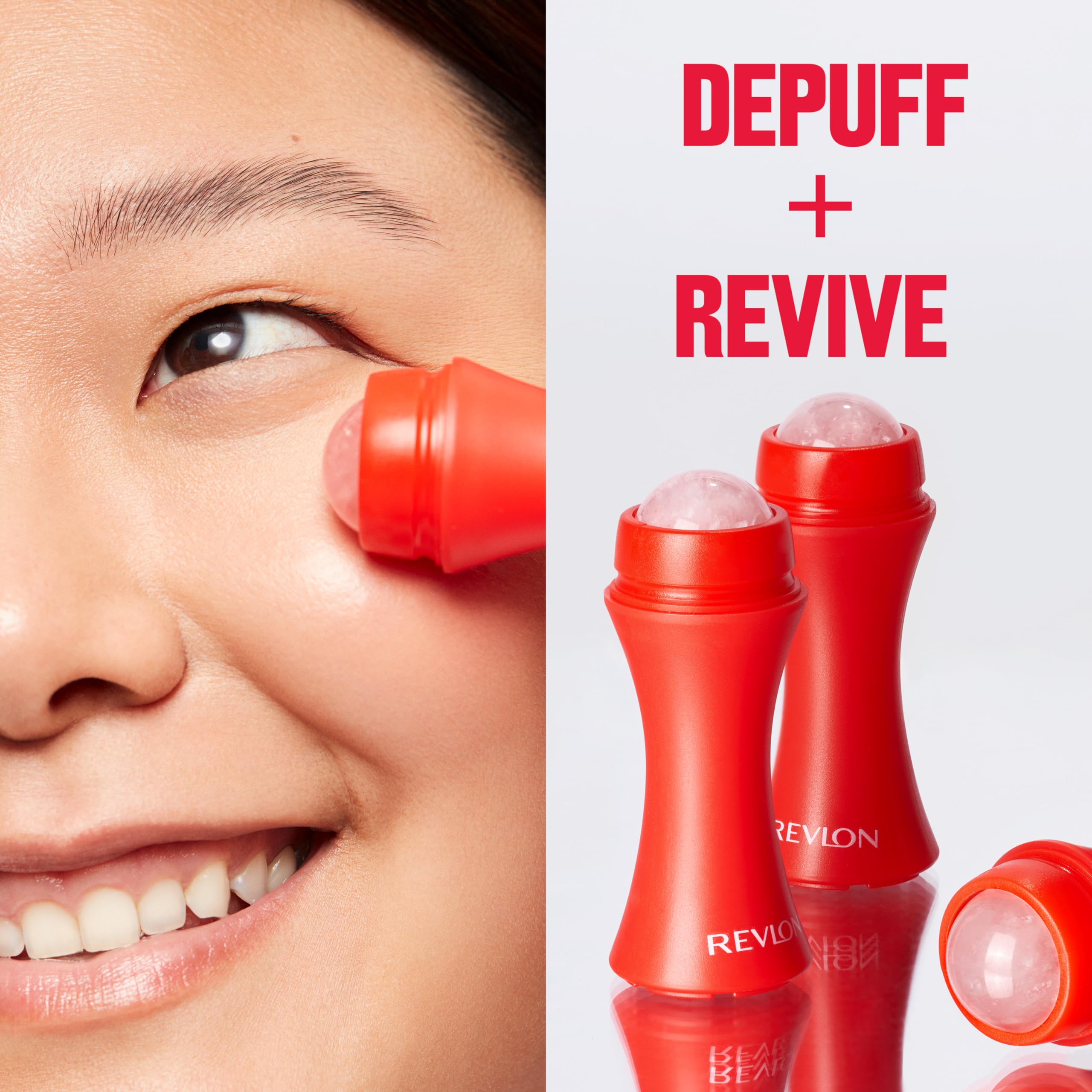 Revlon 3-in-1 skin reviving roller for depuffing under-eye bags