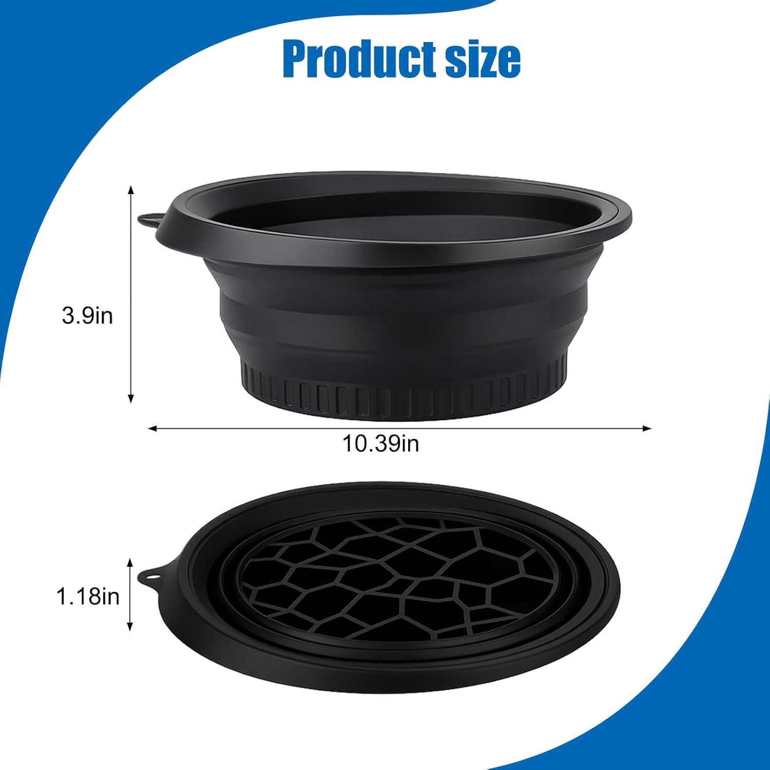 Amoner U facial ice plunge basin fully expanded for cold therapy routines