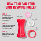Revlon cooling face roller used with facial serum