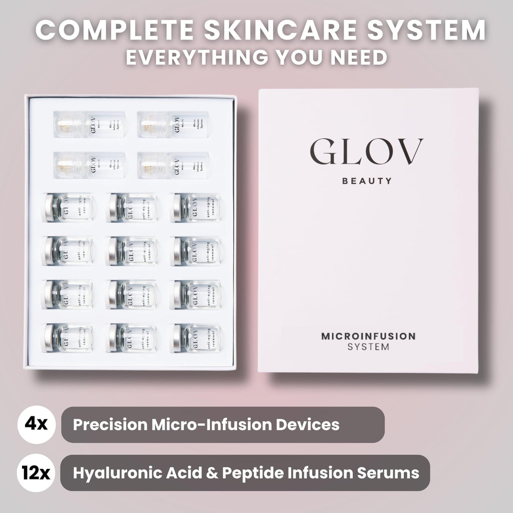 Glov beauty gold microneedling stamp device close up
