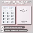 Glov beauty gold microneedling stamp device close up