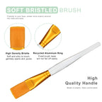 Plazuria soft silicone face mask applicator brush close up