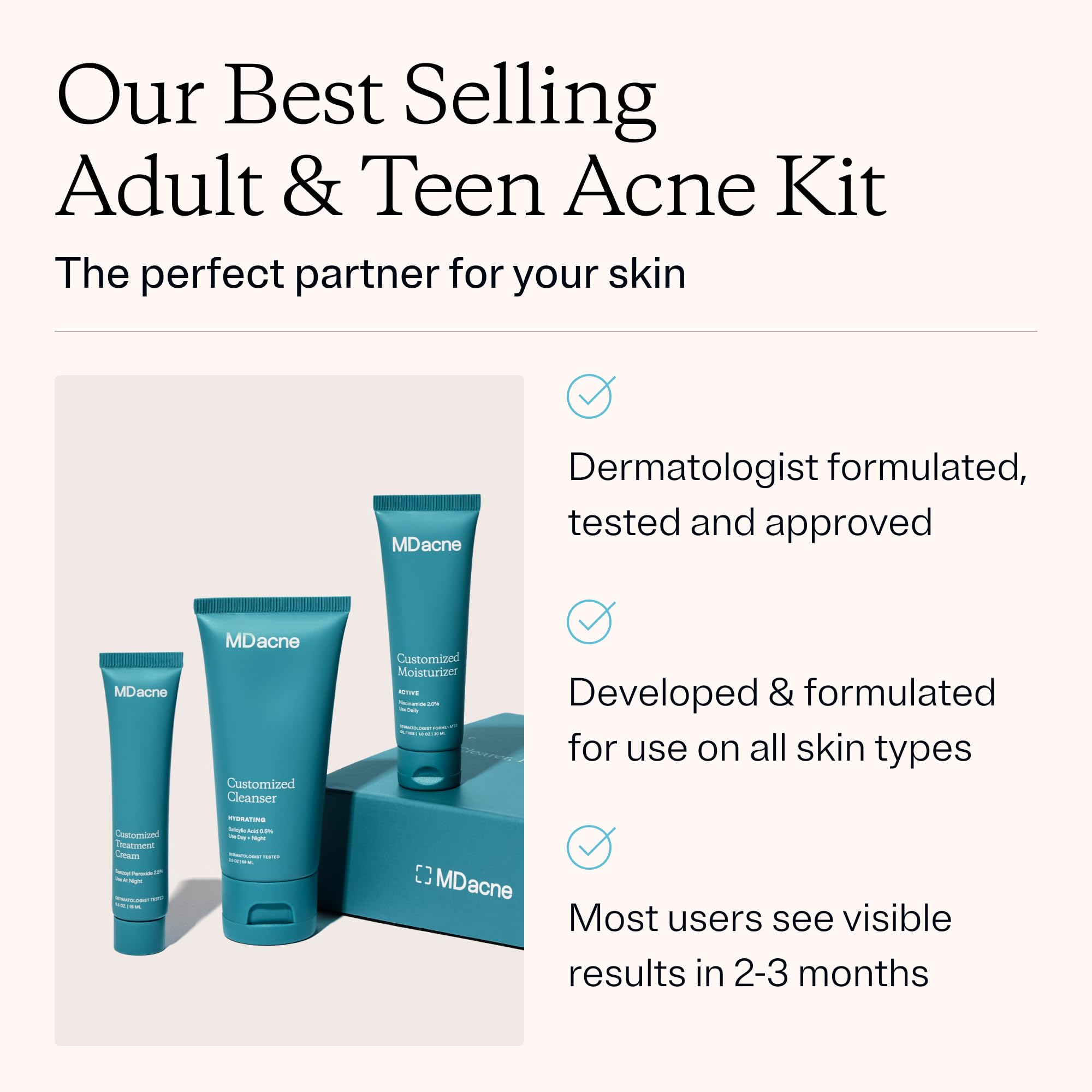 MDacne Hydrating Cleanser with Salicylic Acid bottle