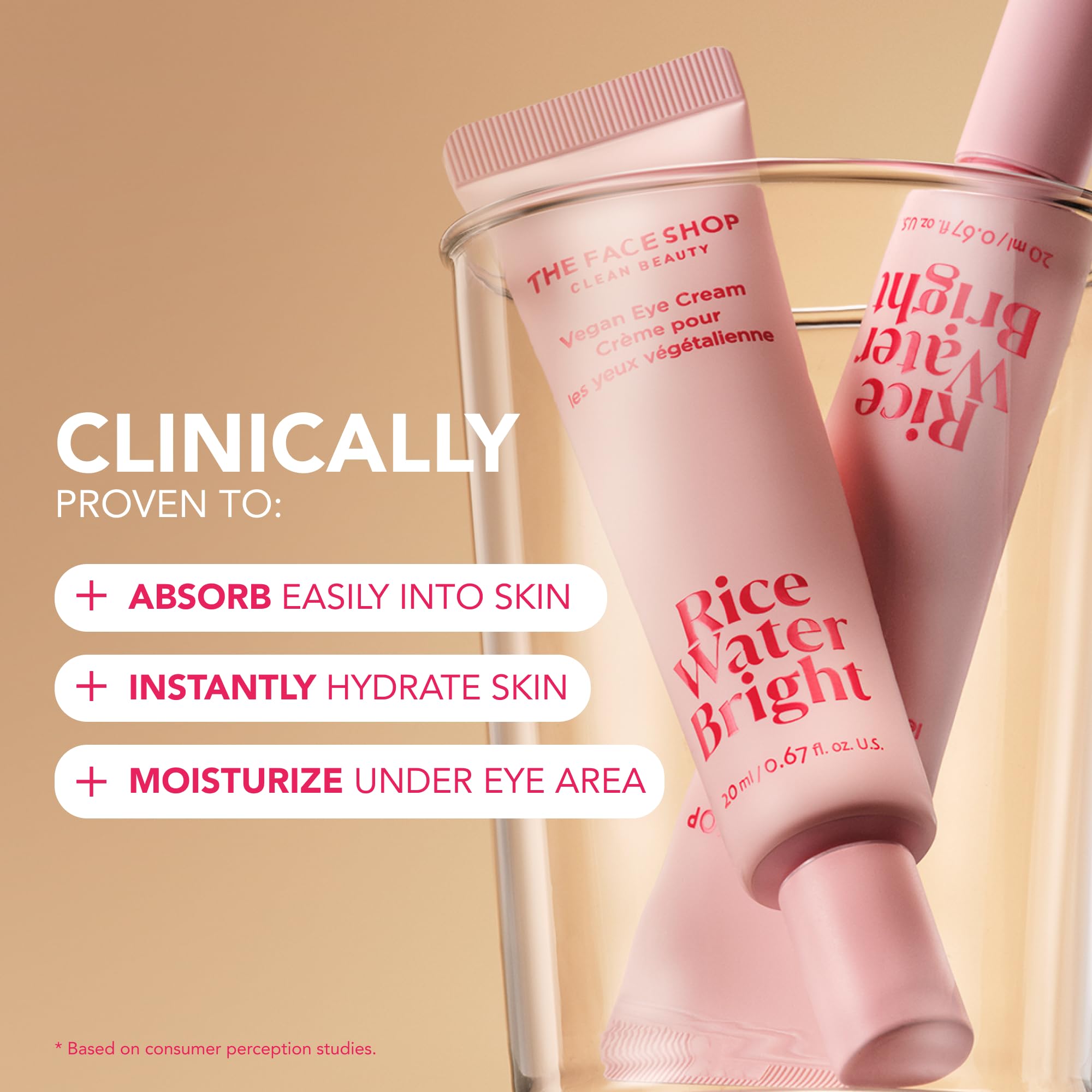The Face Shop Rice Water Bright Travel Kit box packaging highlighting the ceramide and rice extract ingredients.