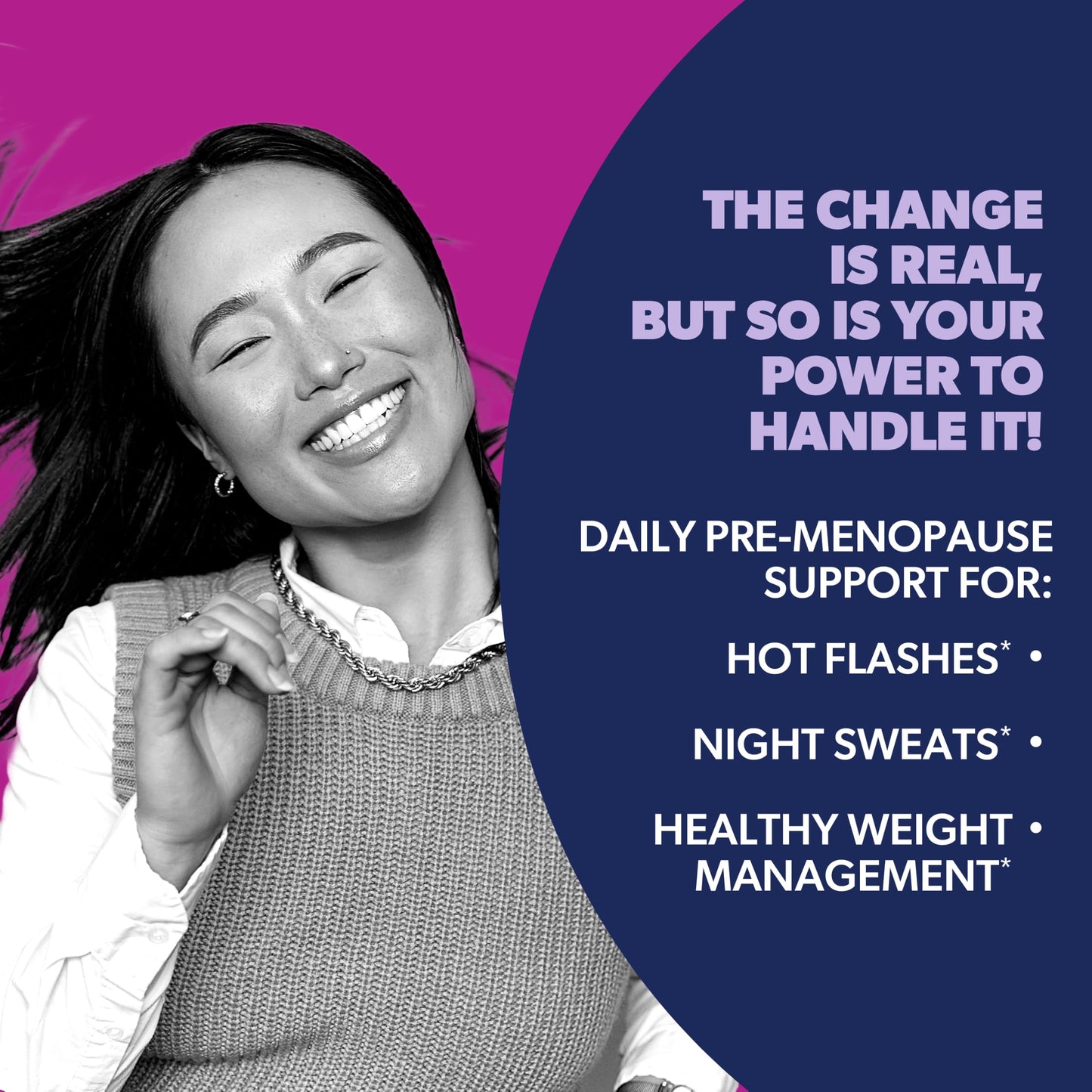 Azo Menopause Relief capsules for hot flash support
