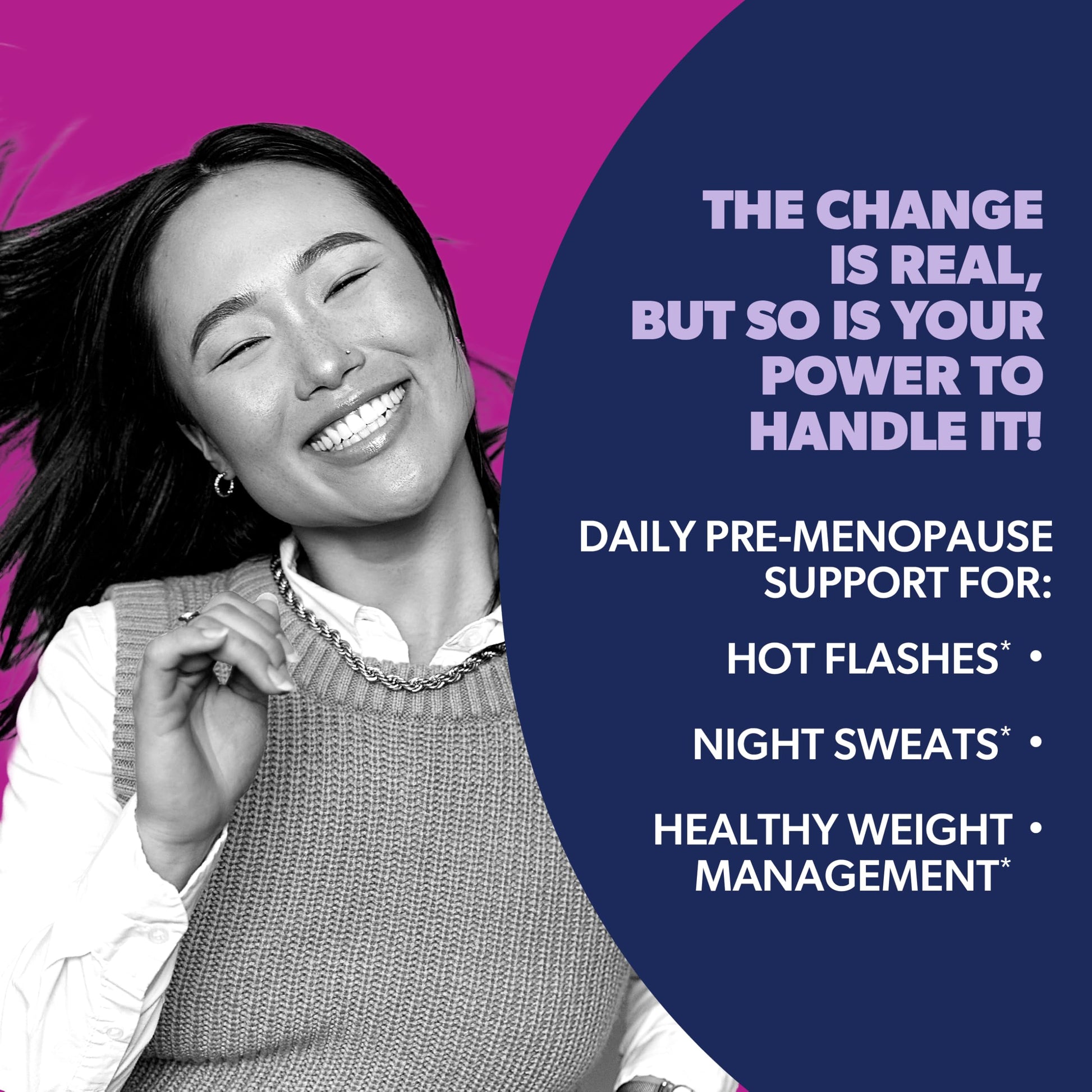 Azo Menopause Relief capsules for hot flash support