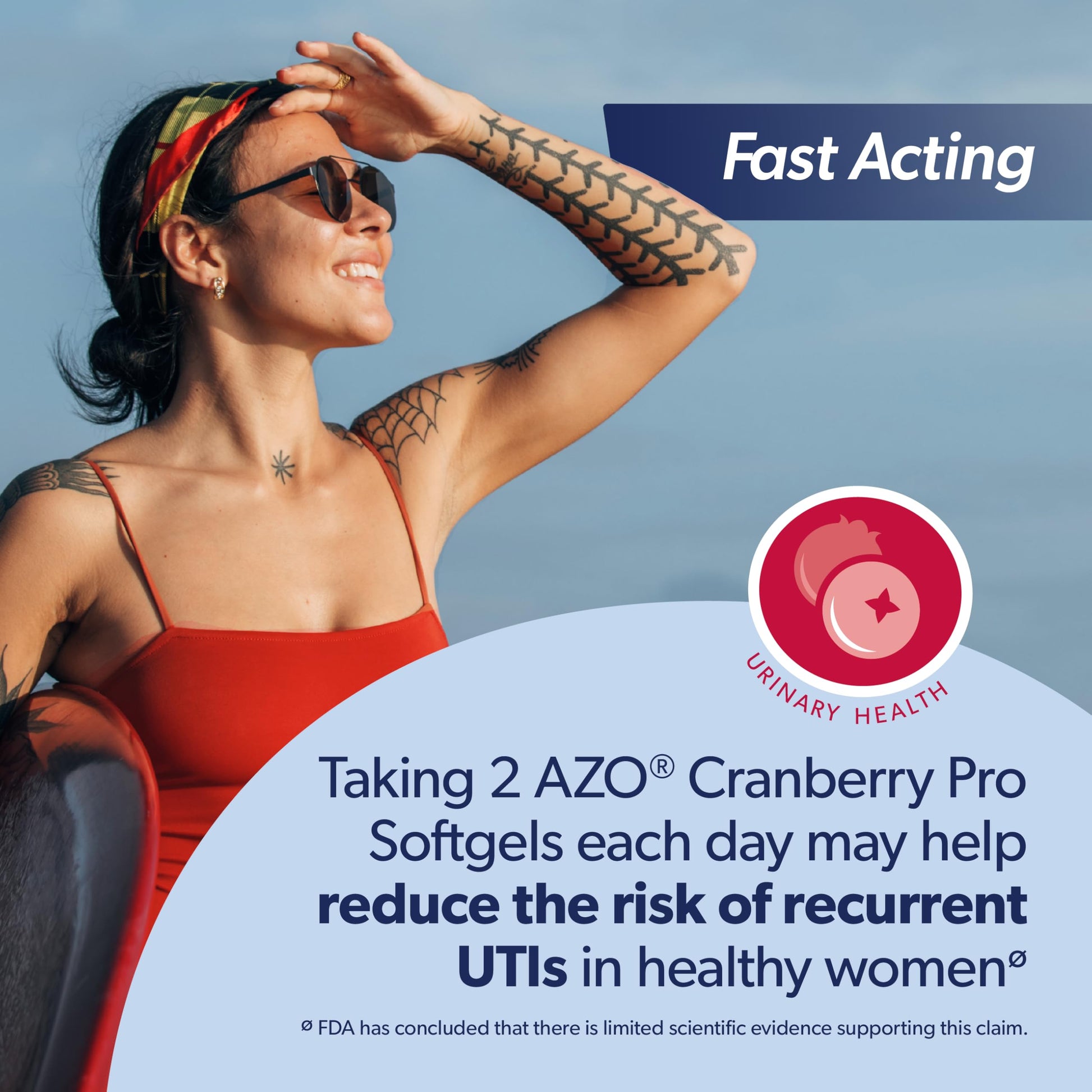 AZO Cranberry Pro Urinary Tract Health Side Bottle View