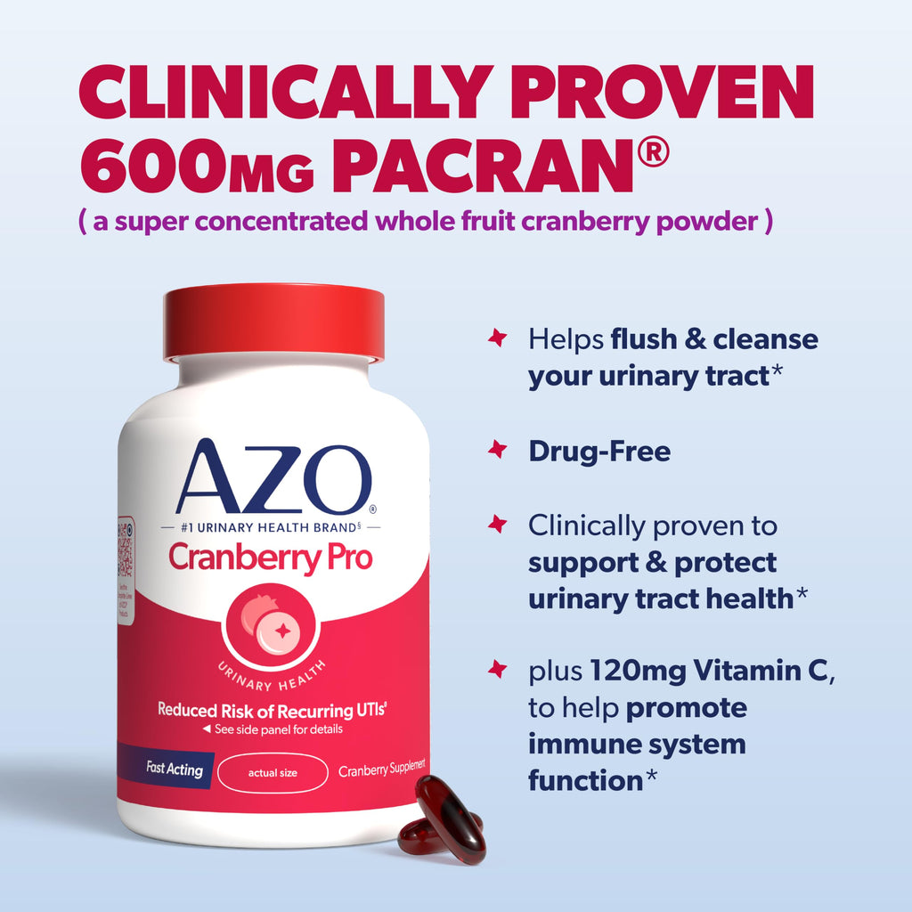 AZO Cranberry Pro Non GMO Certification Display