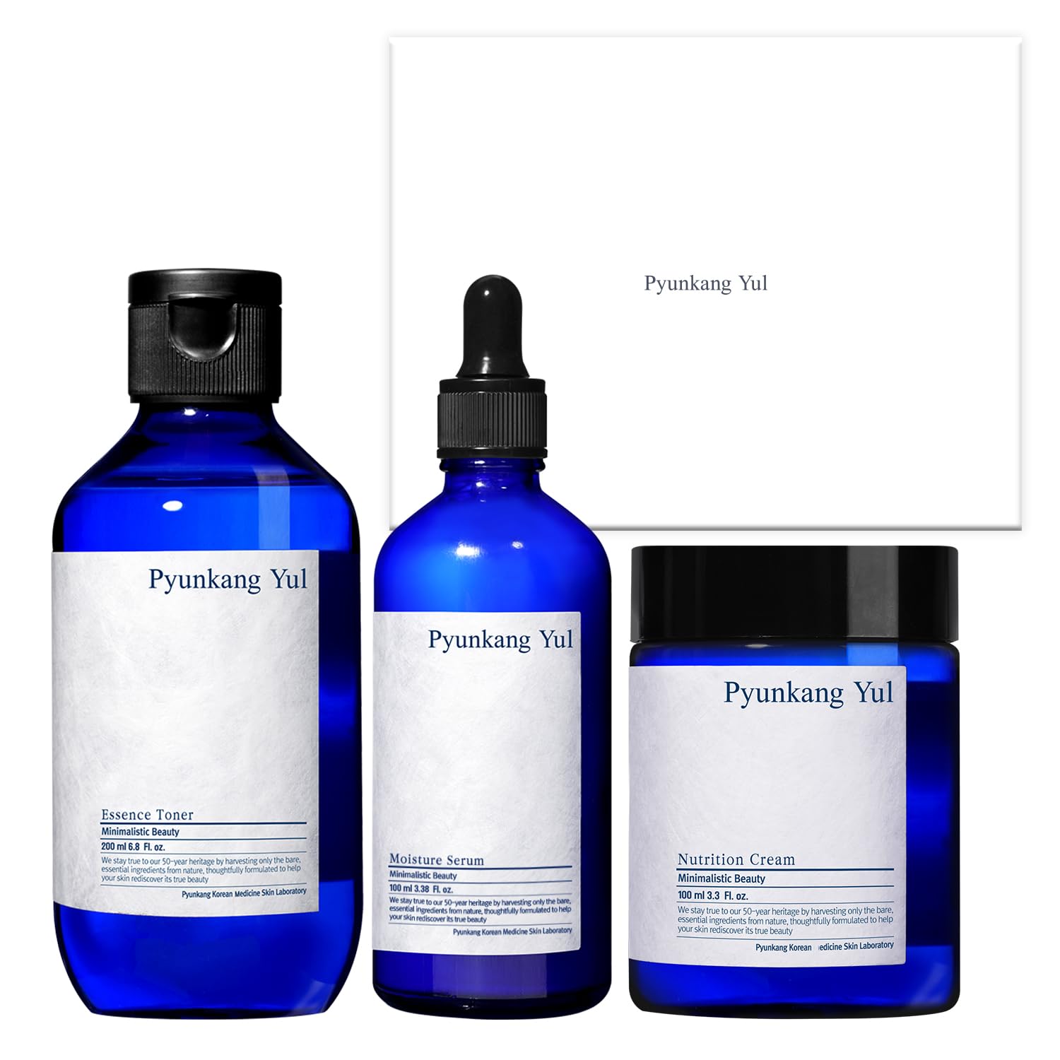 Pyunkang Yul Korean skincare kit wrapped in traditional premium Bojagi cloth