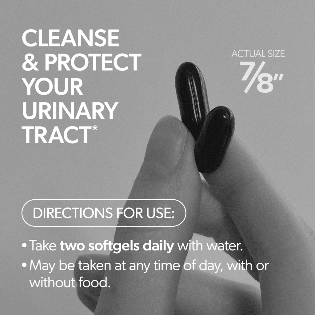 AZO Cranberry urinary support supplement nutritional facts and daily serving directions